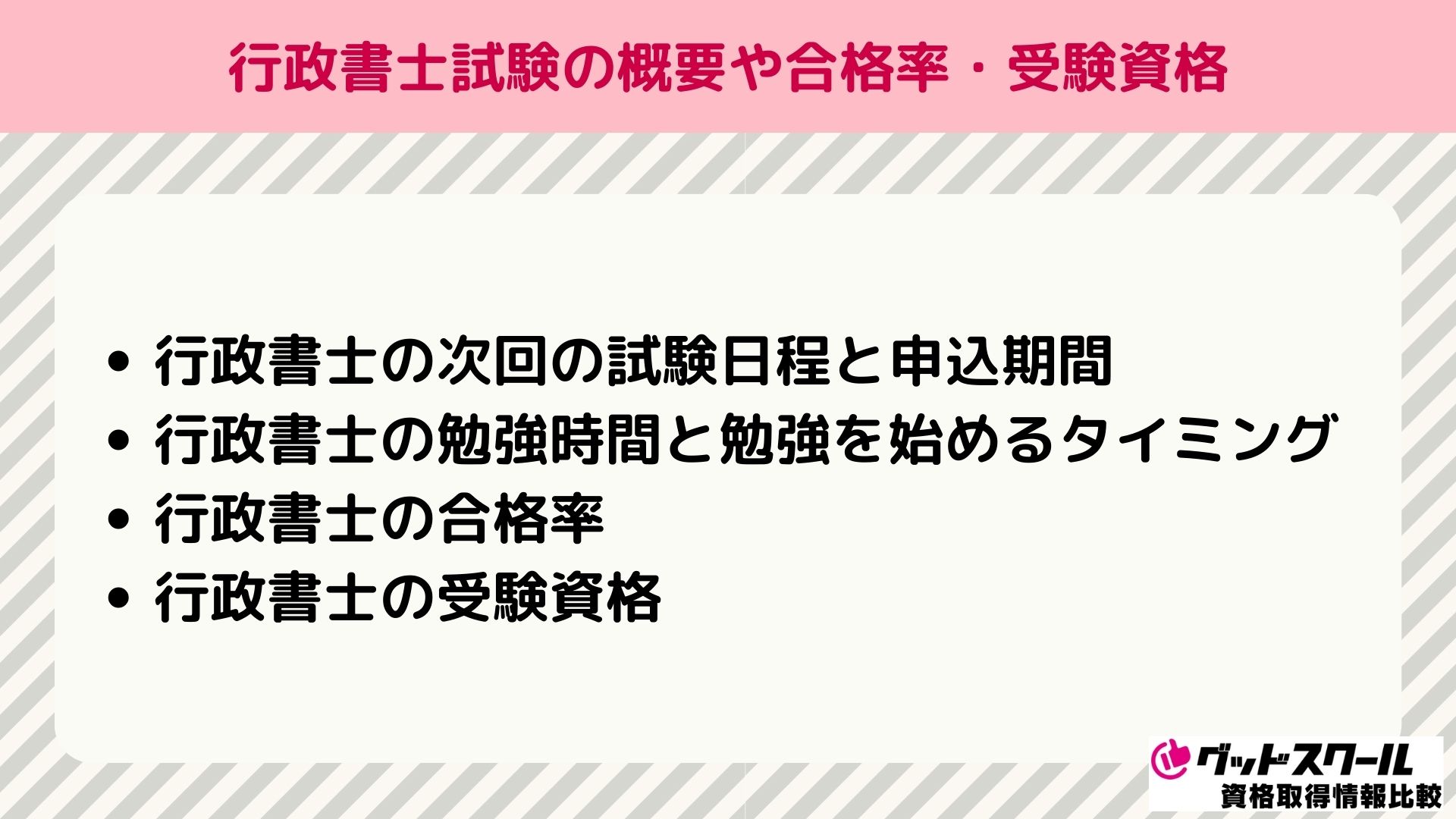 行政書士 試験概要