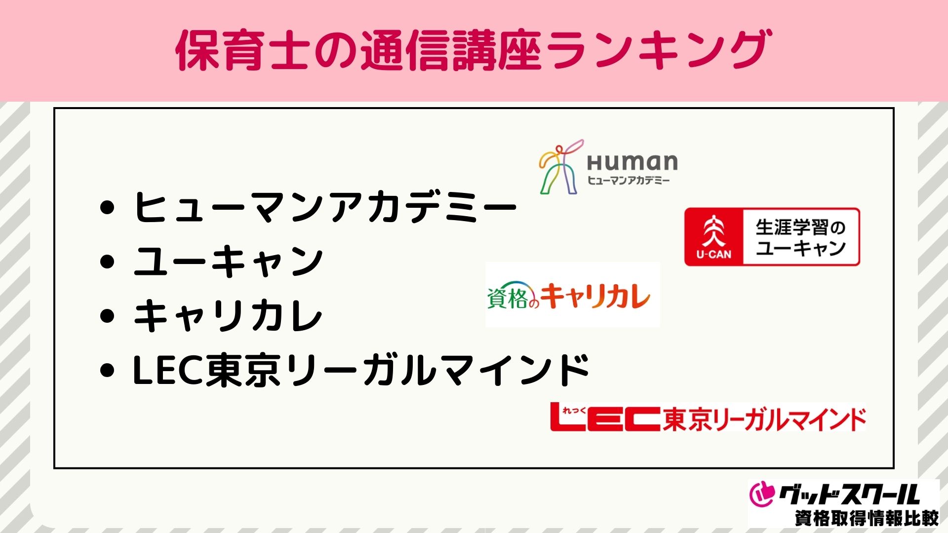 保育士のおすすめの通信講座ランキング