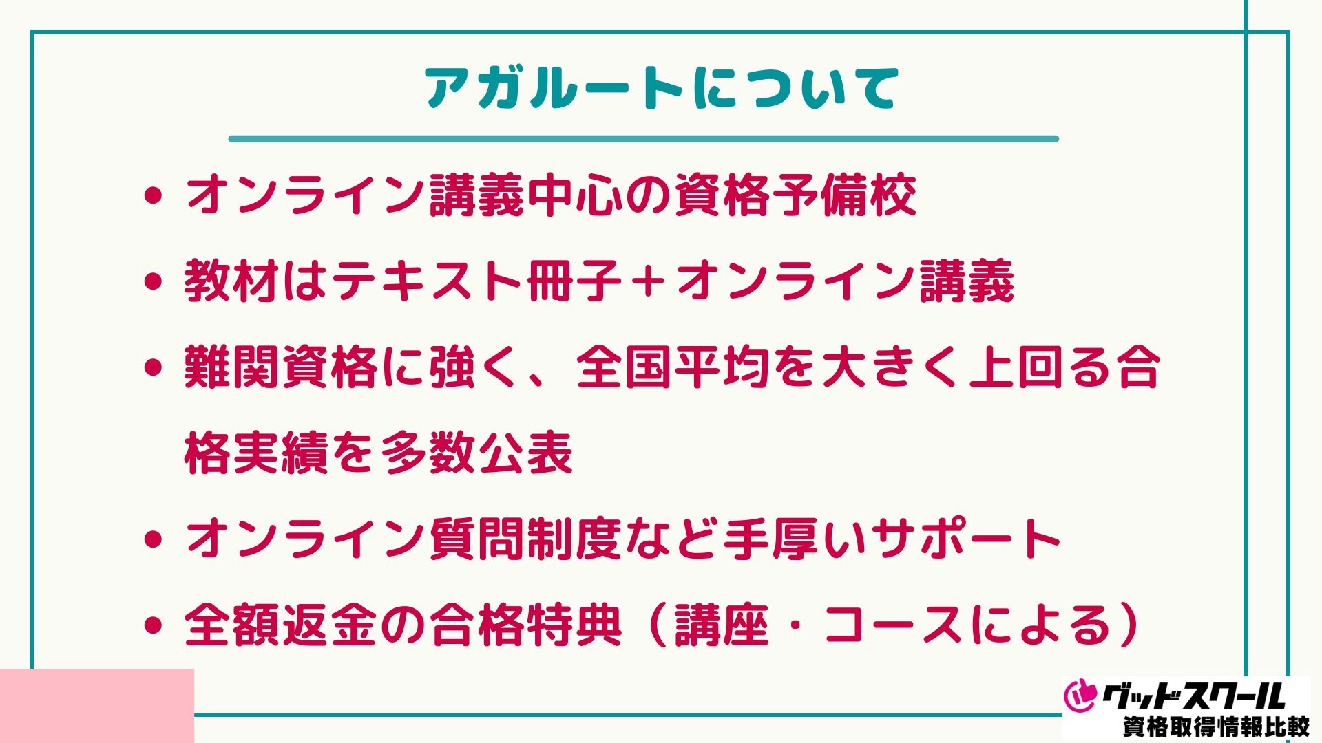 アガルートの概要