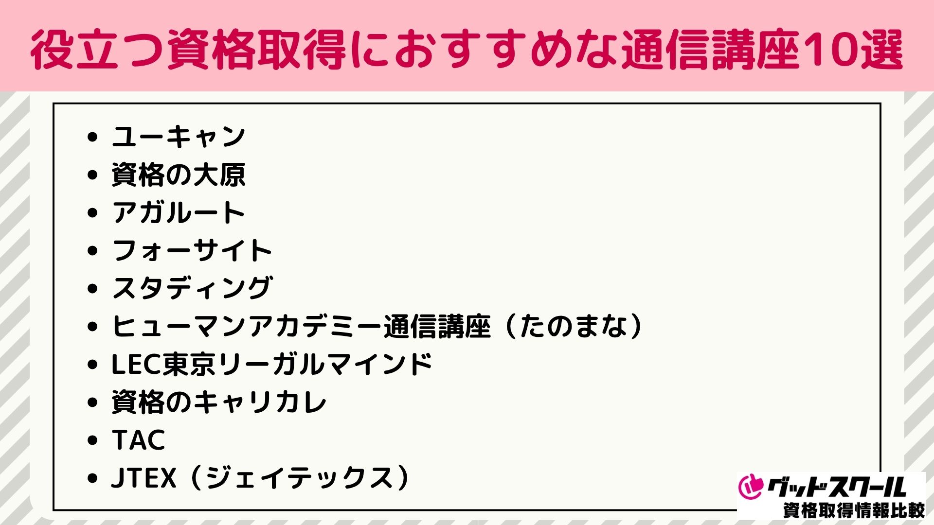 資格取得におすすめの通信講座