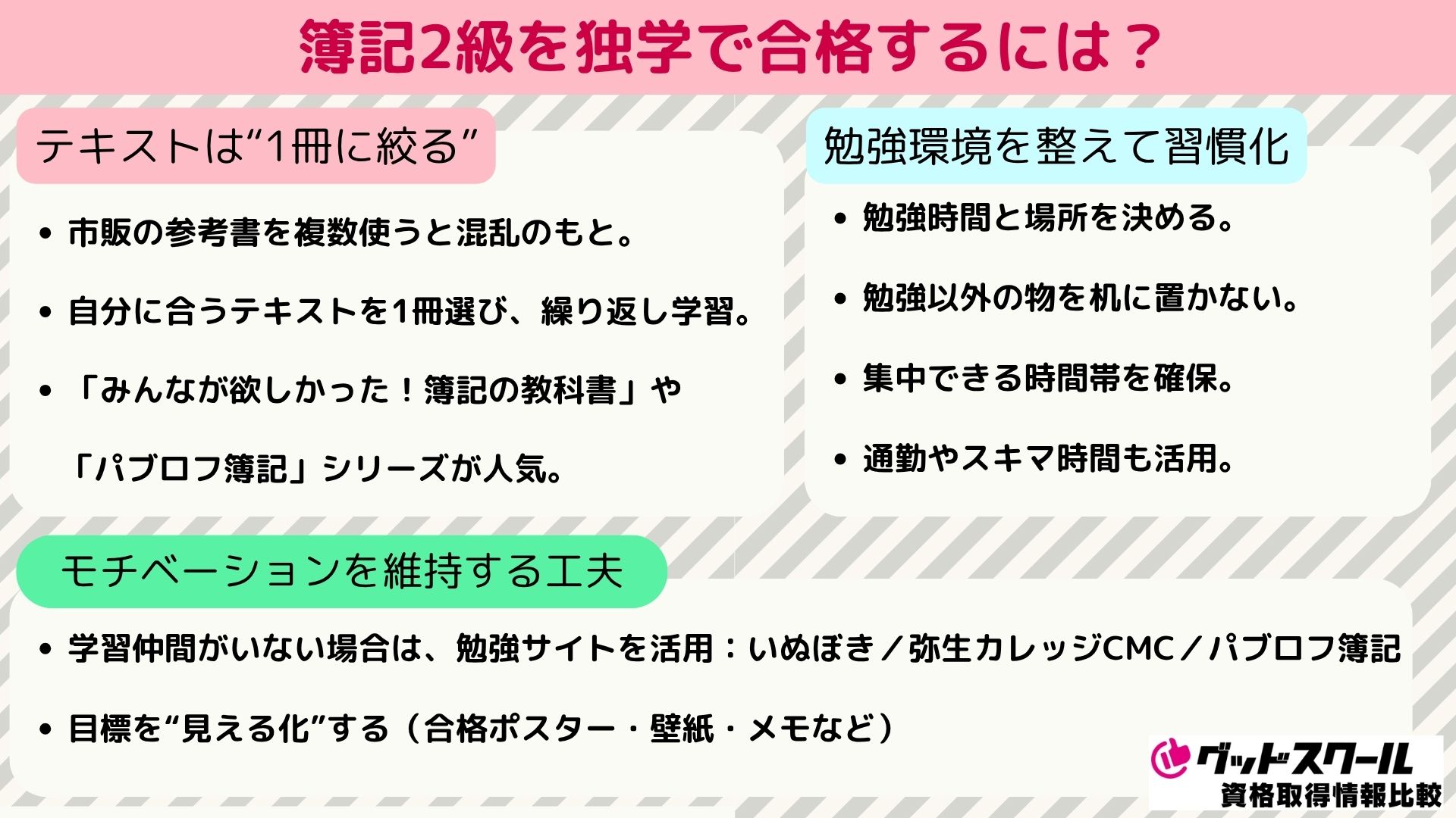 簿記2級を独学で合格するためには？