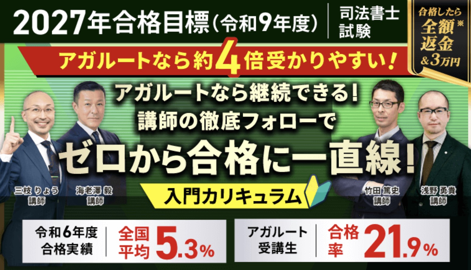 2027年受験版 アガルート 司法書士講座