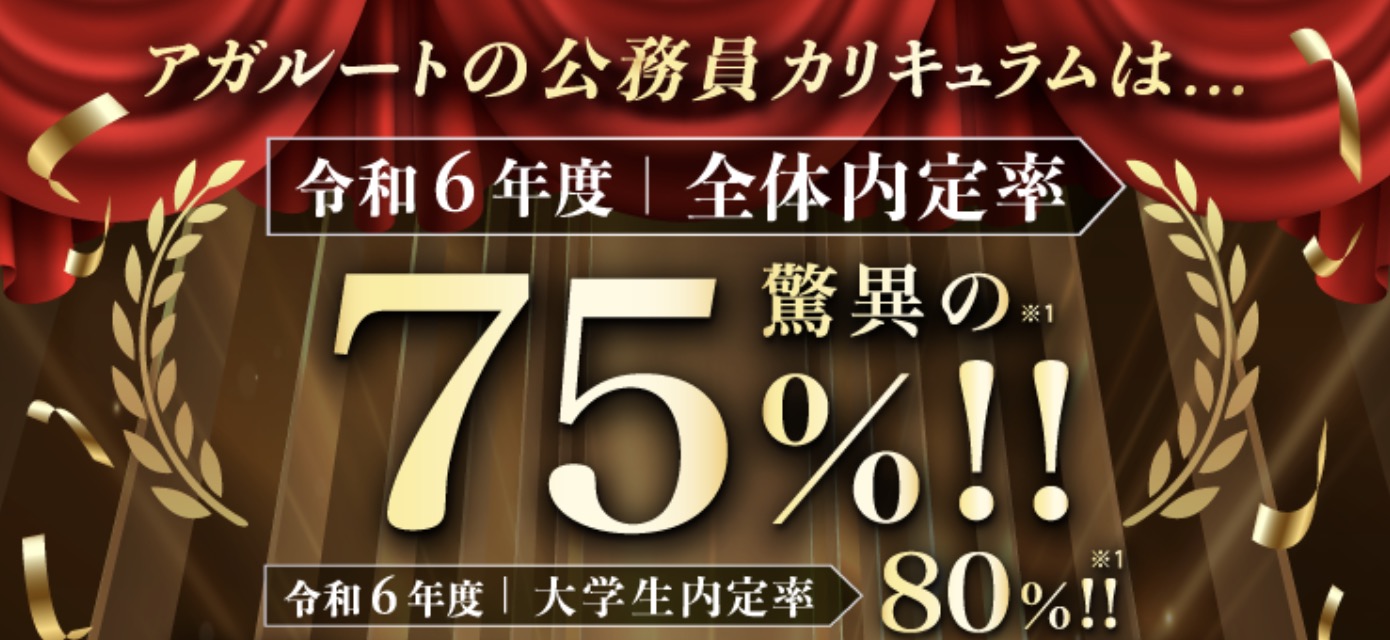 アガルート 公務員 合格実績