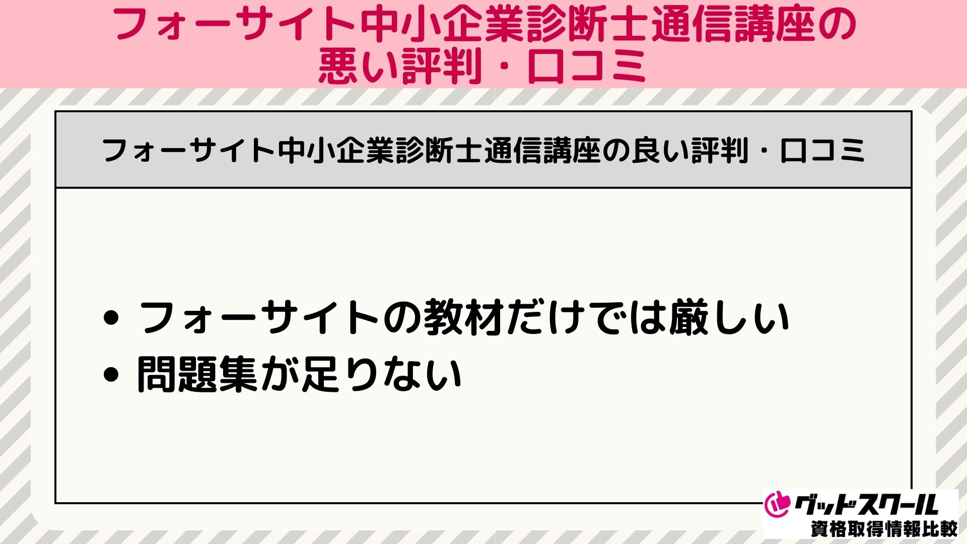 フォーサイト 中小企業診断士 