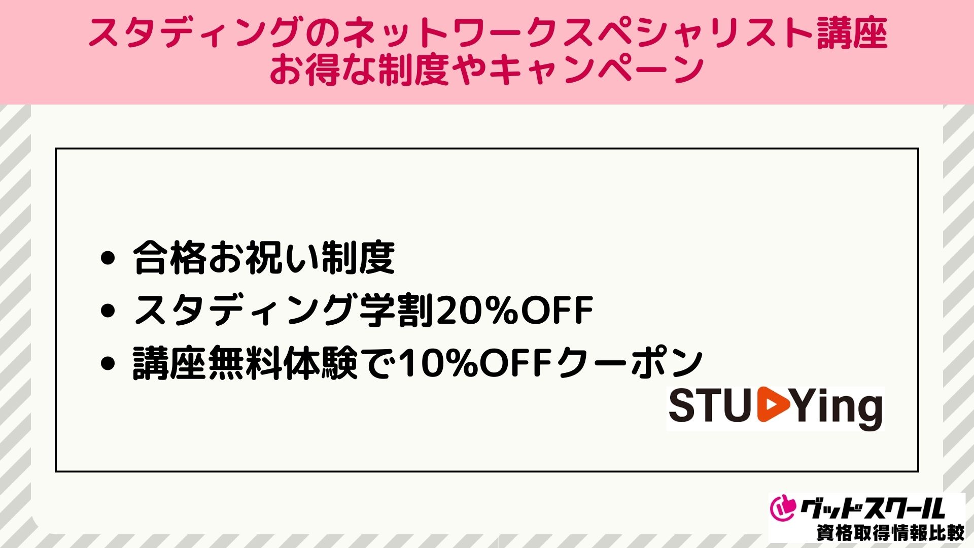 スタディング ネットワークスペシャリスト キャンペーン