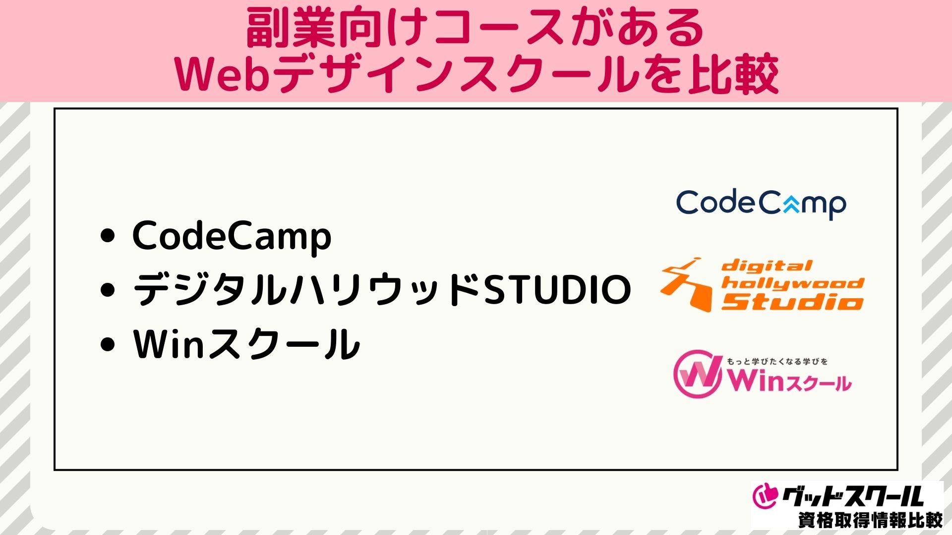 副業向けコースがあるWebデザインスクールを比較