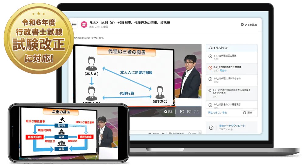 スタディング行政書士講座3