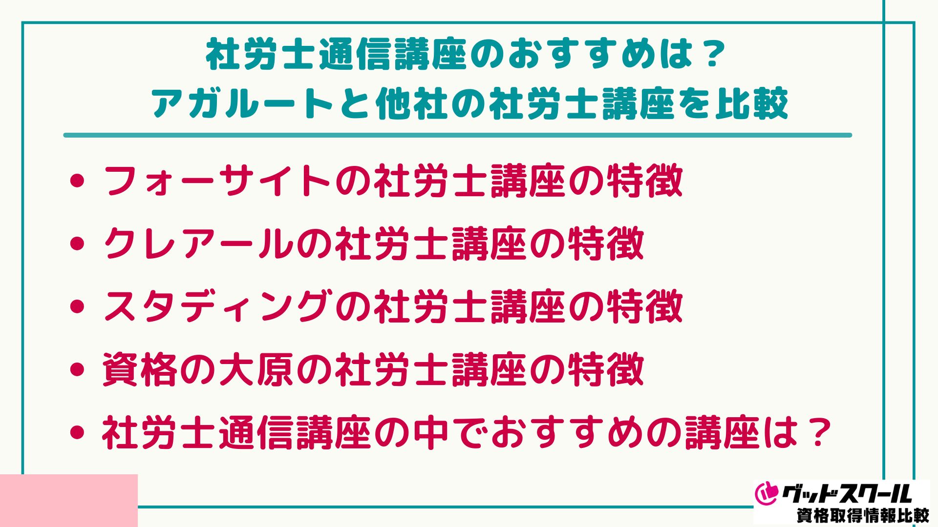 アガルート 社労士 比較