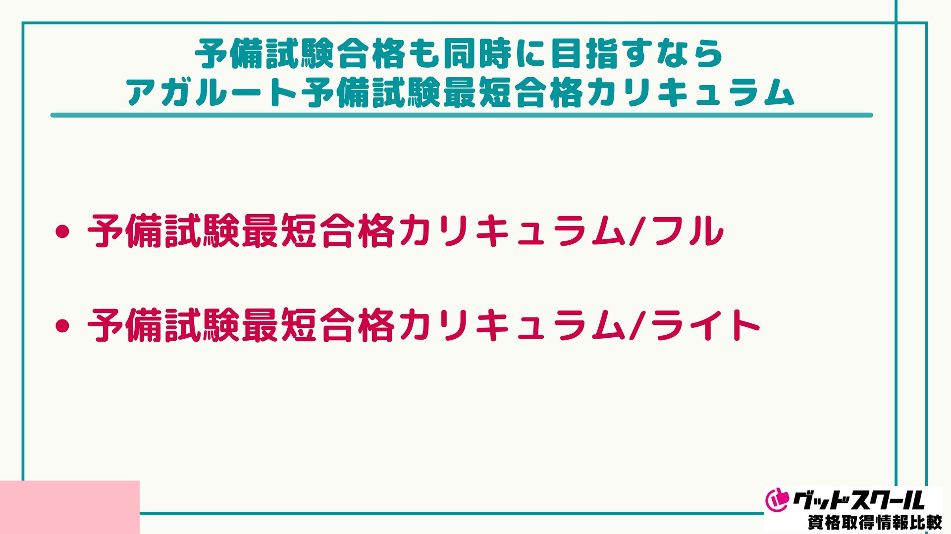 アガルート 法科大学院 カリキュラム