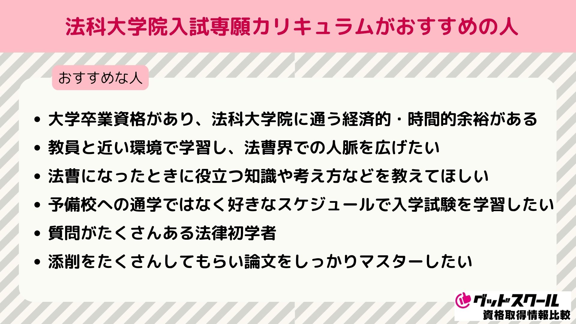 アガルート 法科大学院 おすすめの人