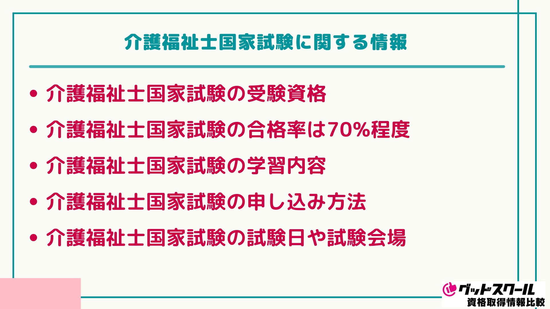 アガルート 介護福祉士 情報