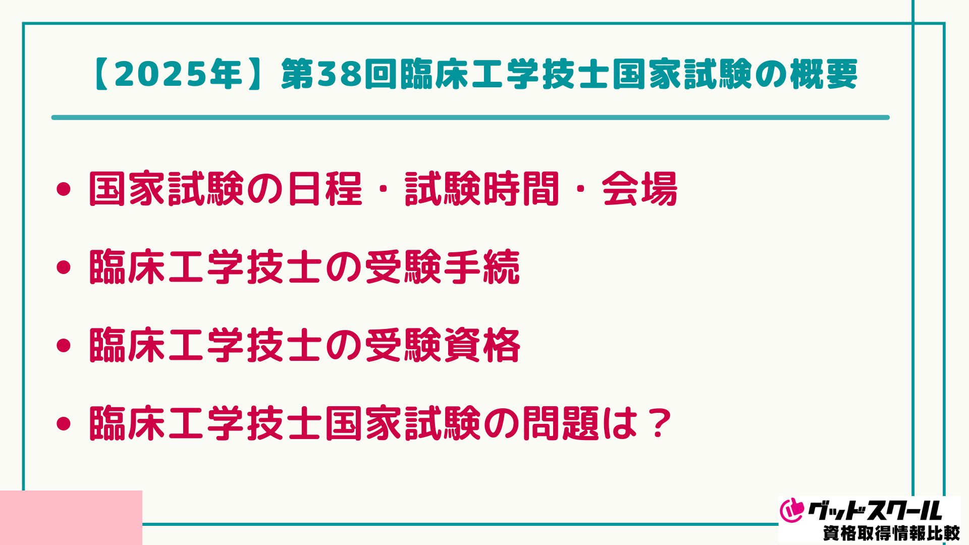 アガルート 臨床工学技士 概要