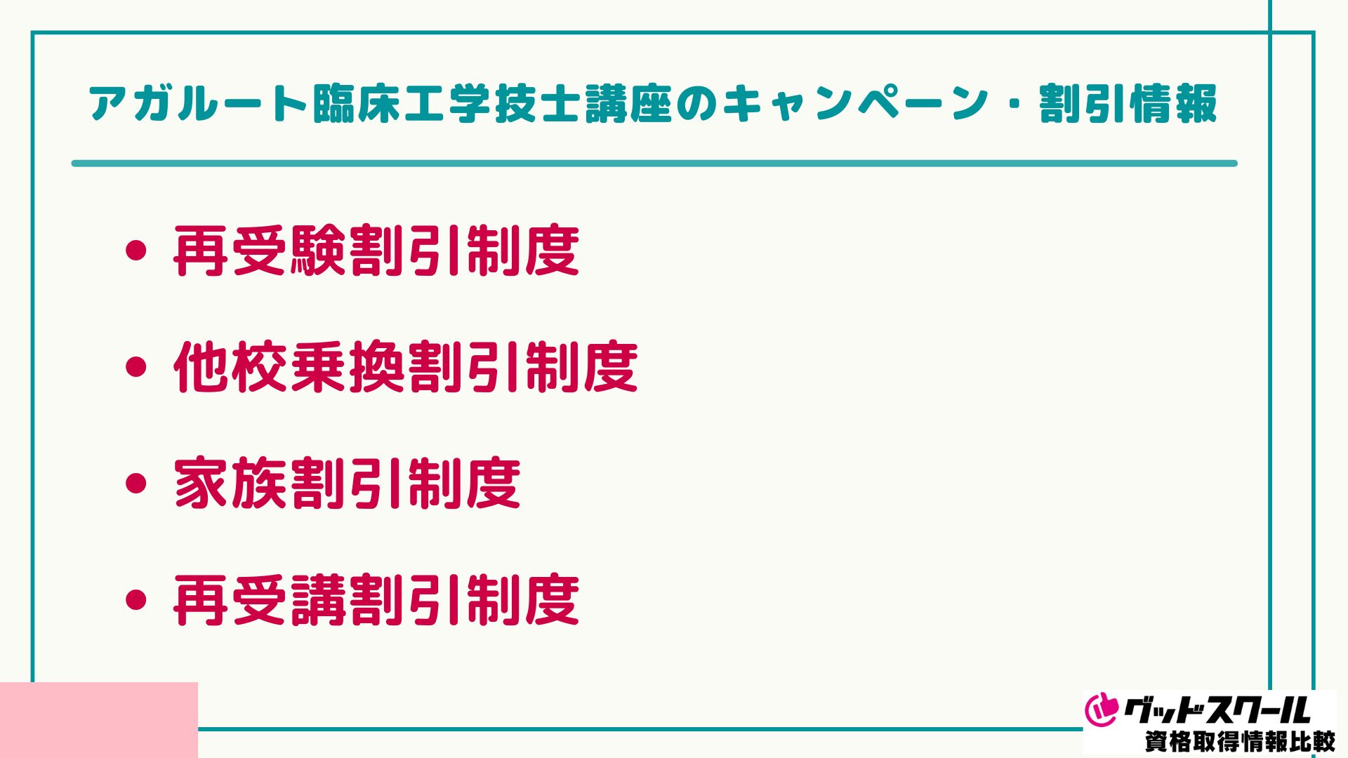 アガルート 臨床工学技士 割引