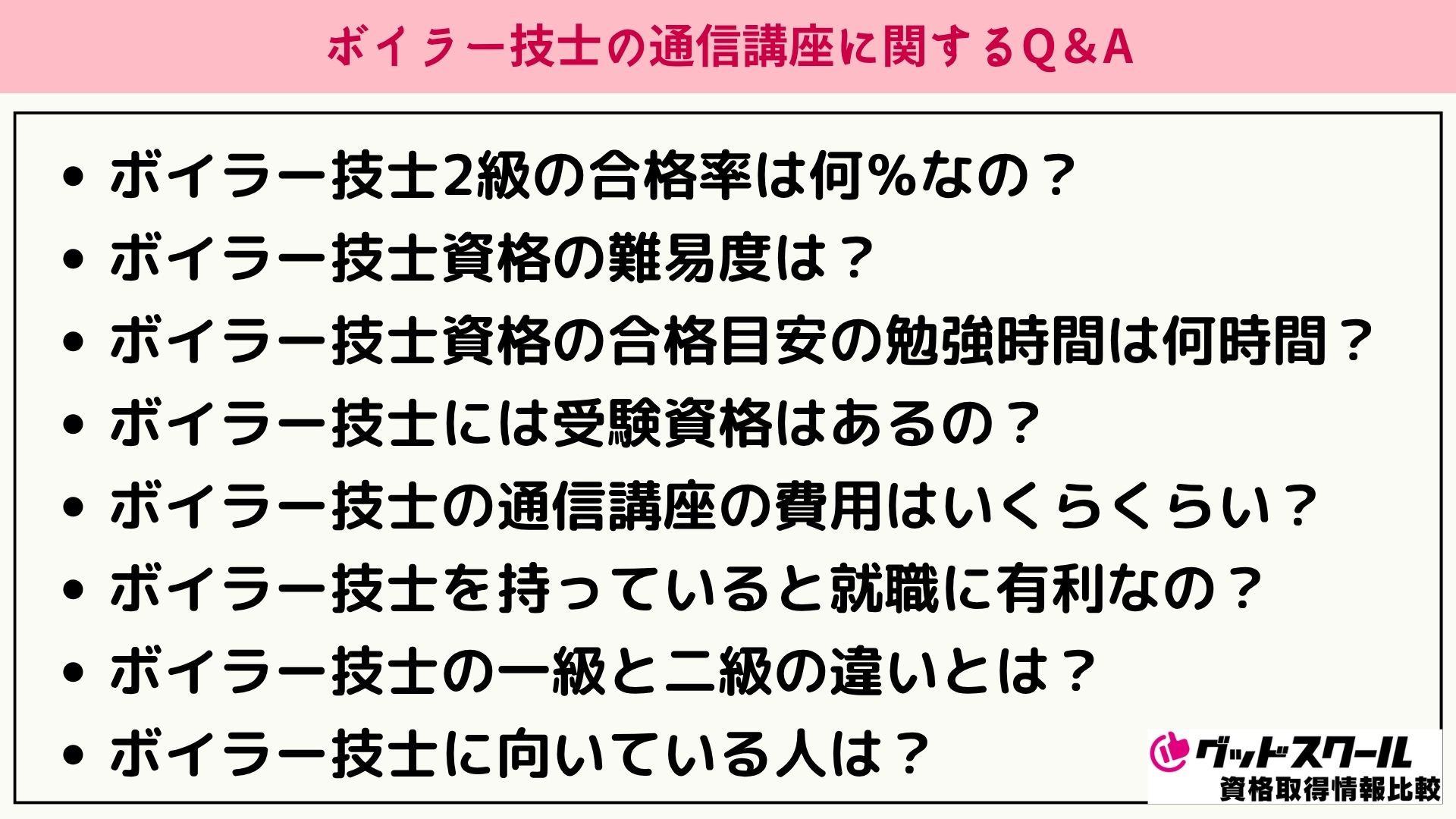 ボイラー技士 Q&A