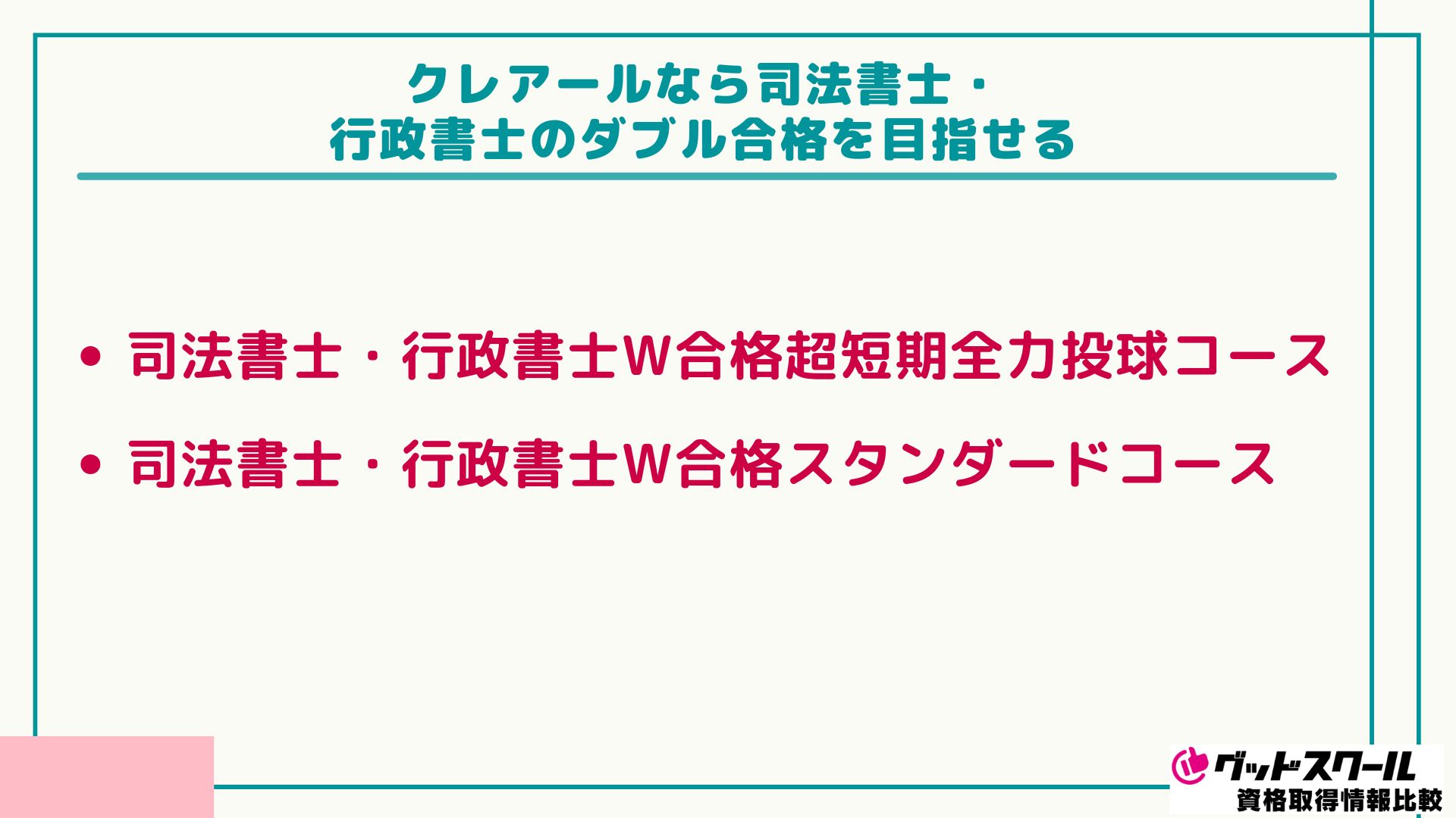 クレアール 行政書士 ダブル合格