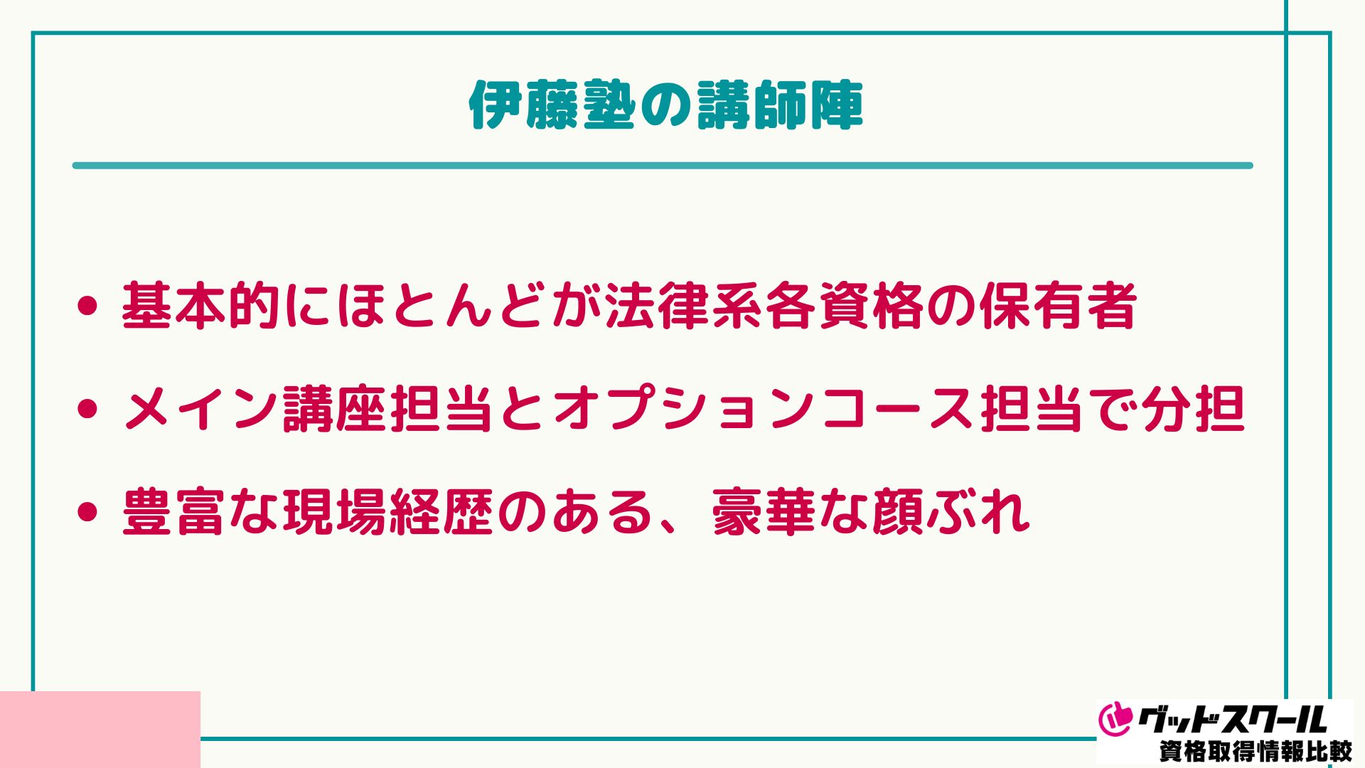 伊藤塾 講師陣