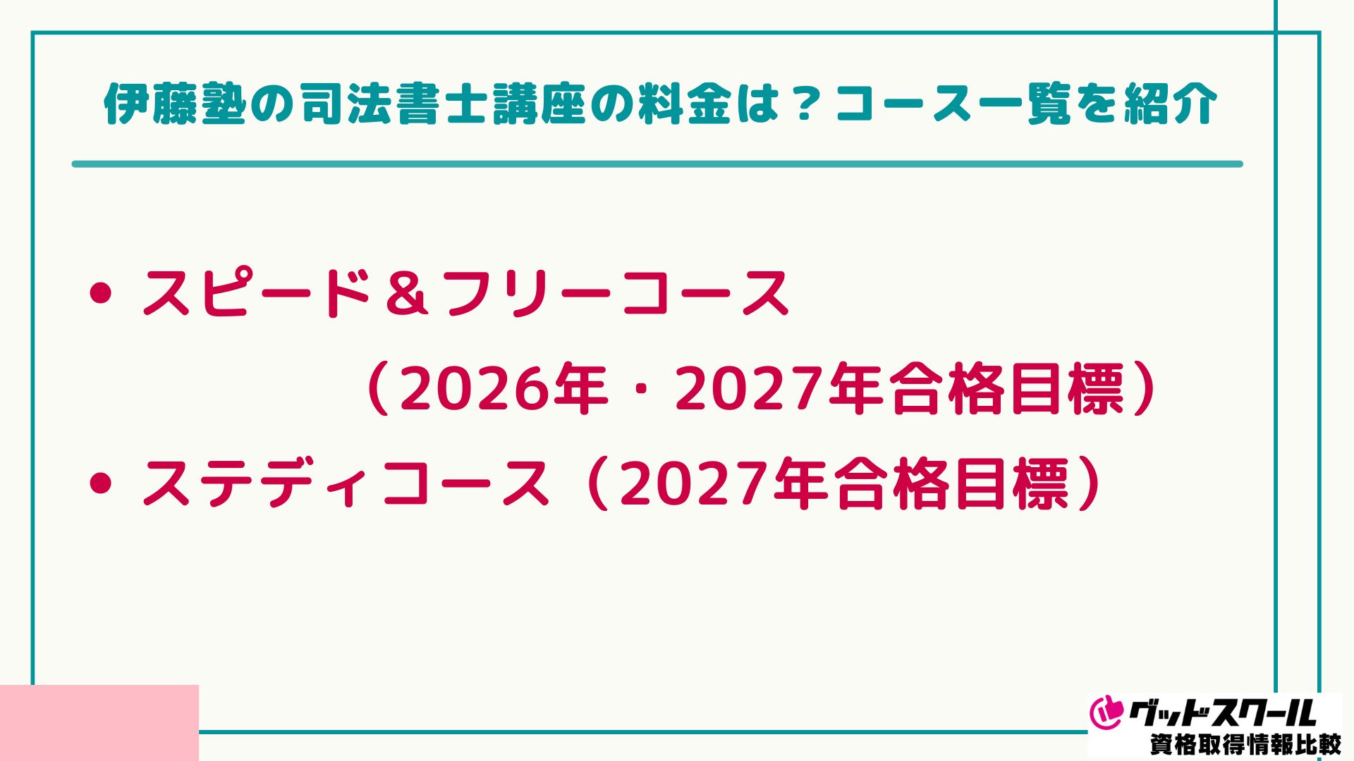 伊藤塾 司法書士 コース