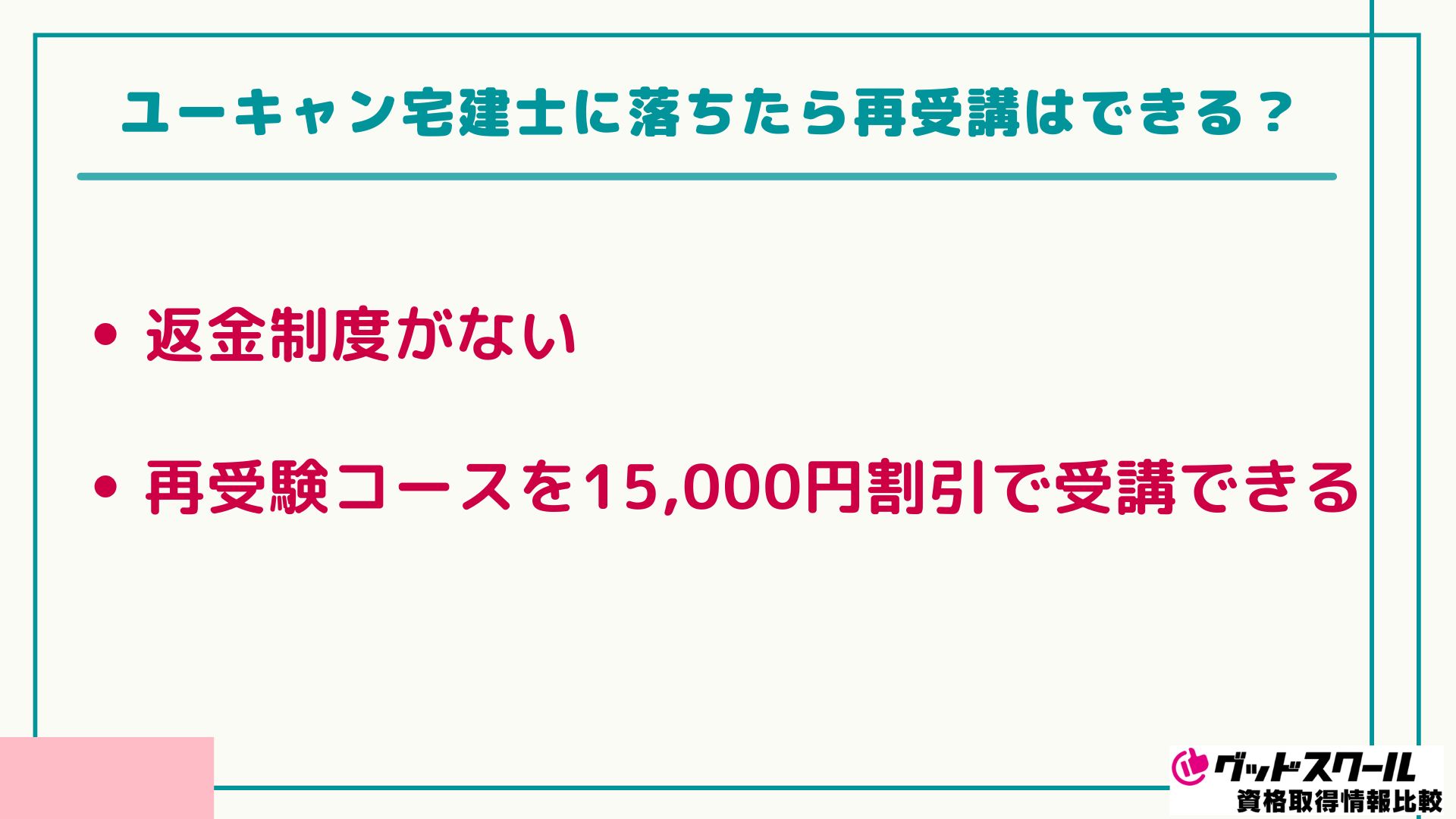 ユーキャン 宅建士 再受講