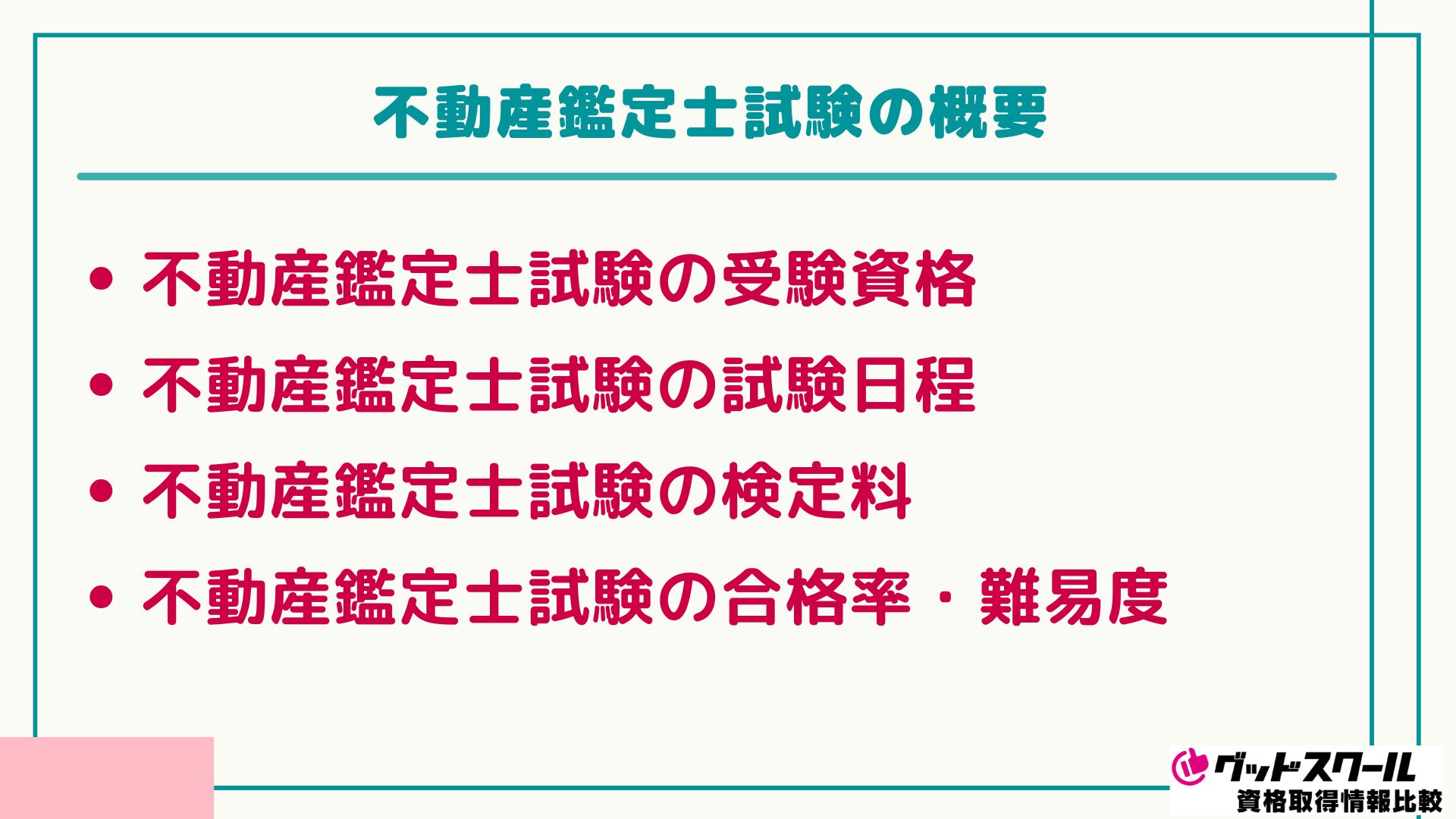 アガルート 不動産鑑定士 概要