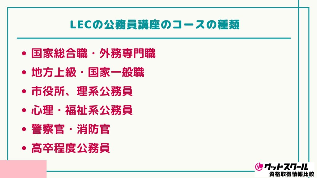 LEC 公務員 コース