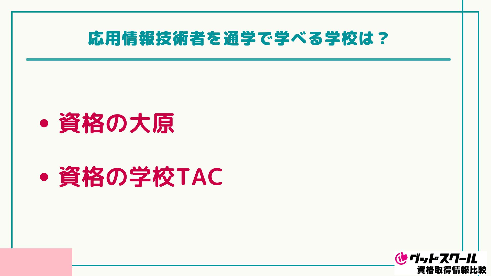 応用情報技術者 通学