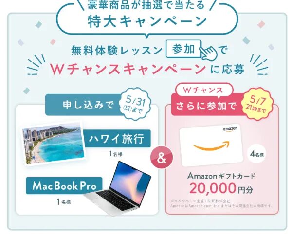 SHElikes キャンペーン