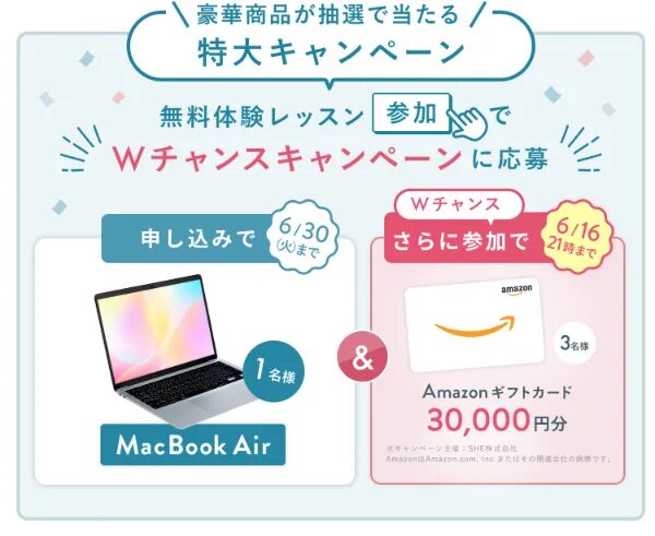 SHElikes キャンペーン